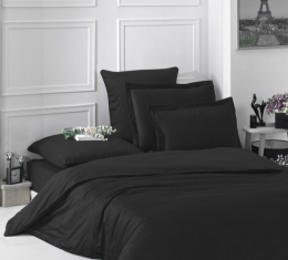 Комплект постельного белья Black satin, артикул: Black satin Комплект постельного белья Black satin (Black satin) фото 3