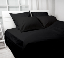 Комплект постельного белья Black satin, артикул: Black satin Комплект постельного белья Black satin (Black satin) фото 2