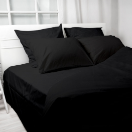 Комплект постельного белья Black satin